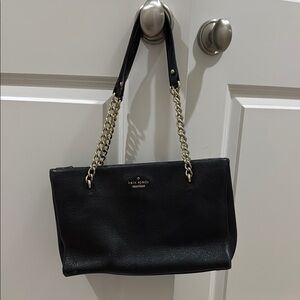 Kate Spade Black Leather Shoulder Bag